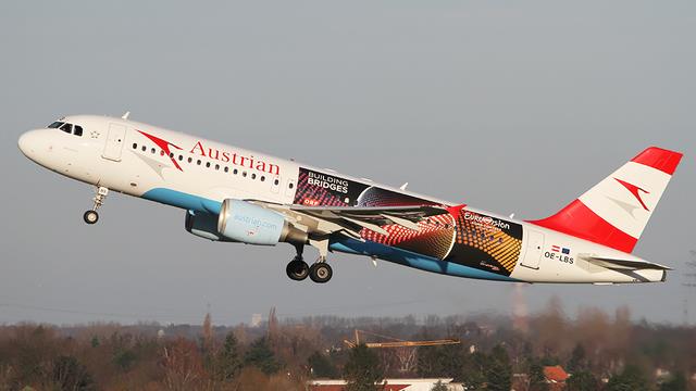 OE-LBS:Airbus A320-200:Austrian Airlines